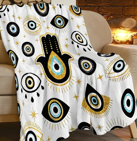 Eye Pattern Throw Blanket